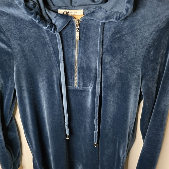 Cable & Gauge Deep Blue Sport Hoodie - Picture 2 of 7